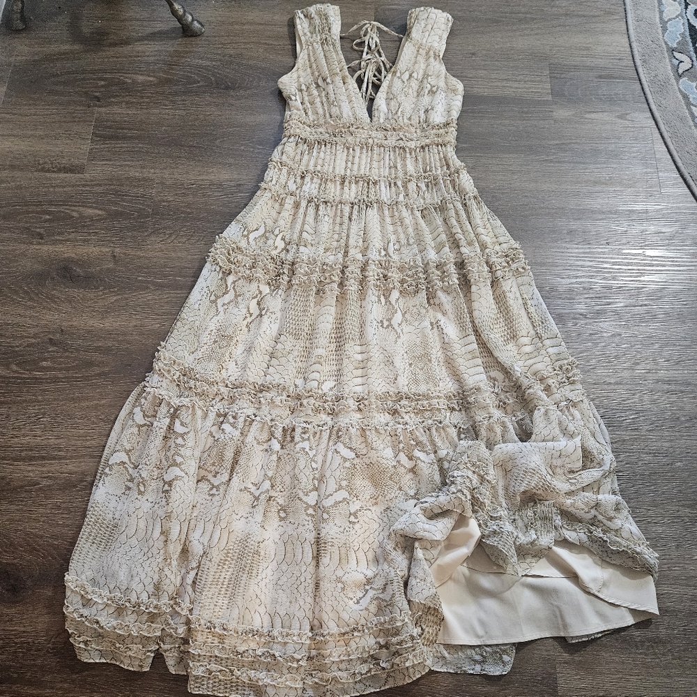 NWT Gianni Bini Summer Tierd Maxi Dress sz 6 - Picture 11 of 12